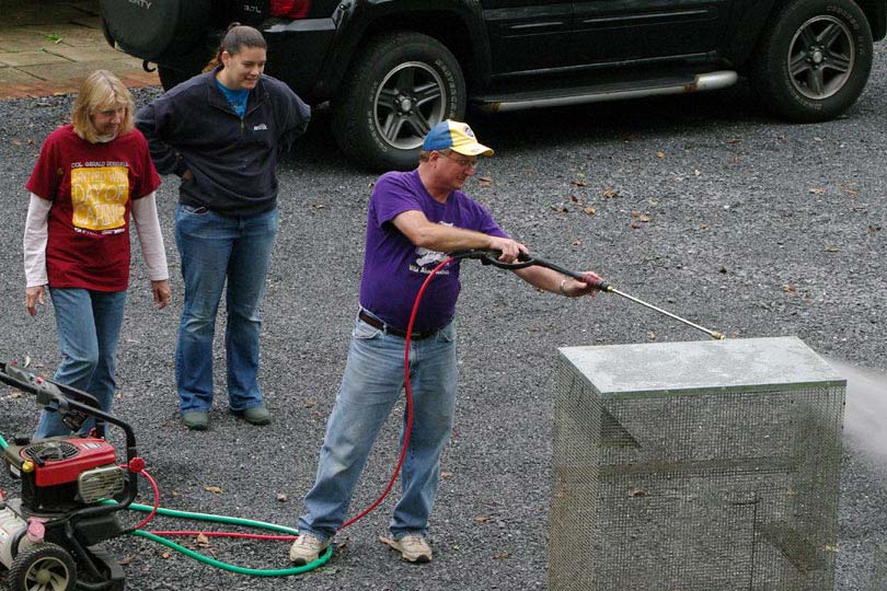 Power spray