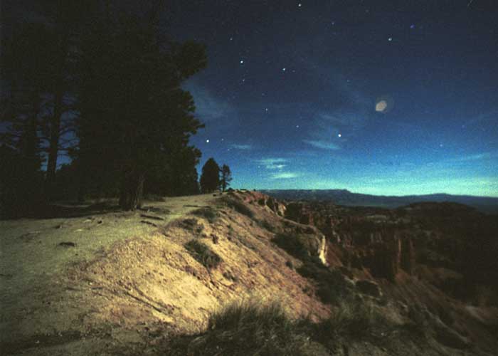 Moonlight, toward sunrise point